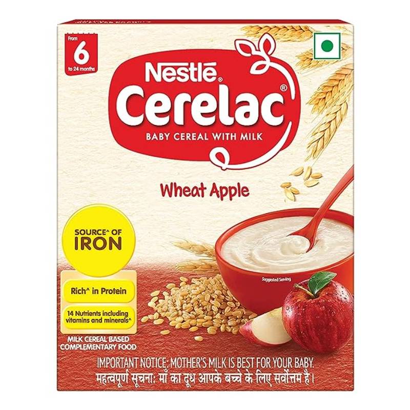 Cerelac Baby Cereal with Milk , Wheat Apple 300g