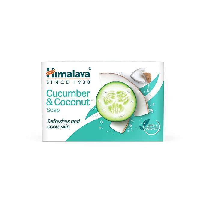 Himalaya Herbals Refreshing Cucumber Soap & Coconut Soap, 75gm