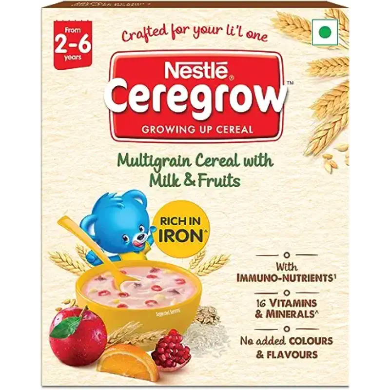 CEREGROW Growing Up Multigrain Cereal with Milk & Fruits 300g