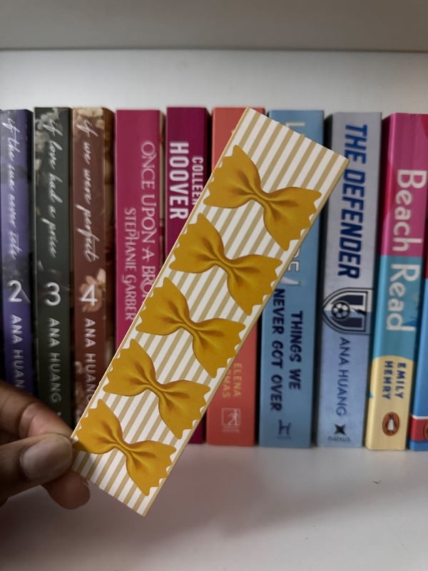 Marque page jaune