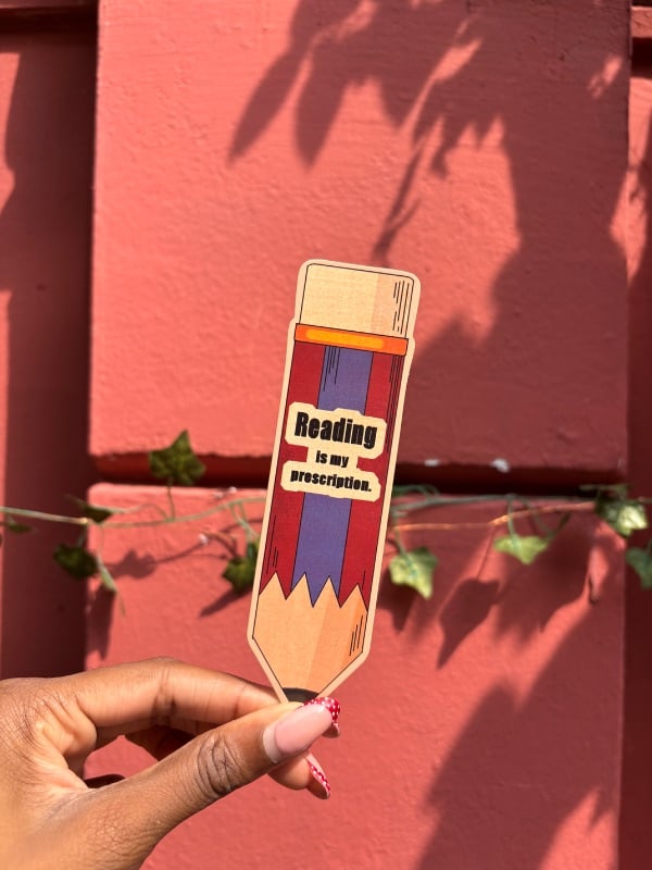 Marque page en forme de crayon