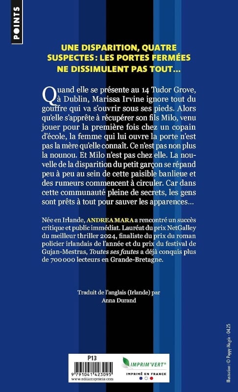 Toutes ses fautes - Andrea Mara (SECONDE MAIN)