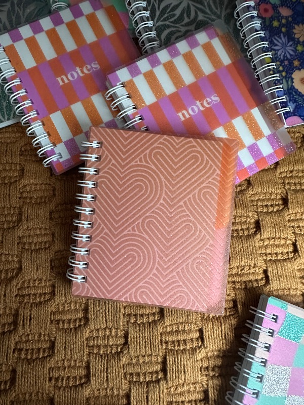 Mini carnet de notes beige