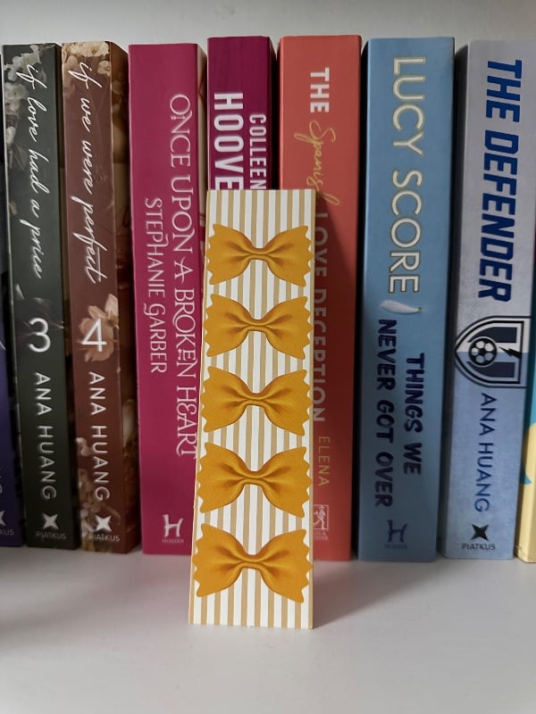 Marque page jaune