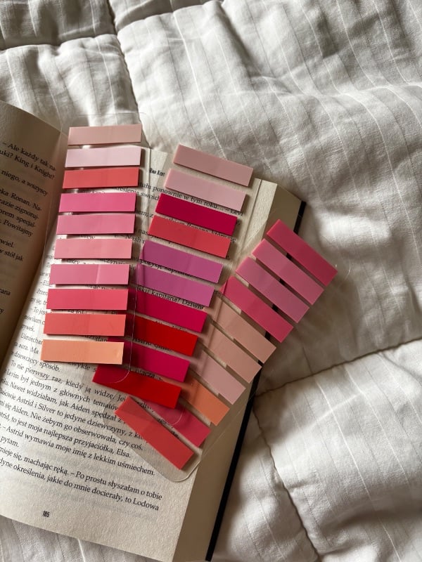 Lot de trois post-it rose