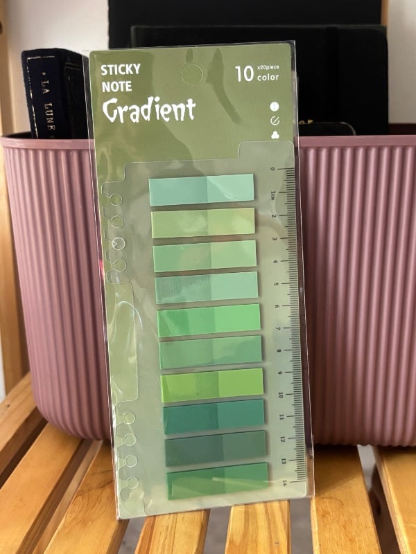Post-it d'annotation vert clair