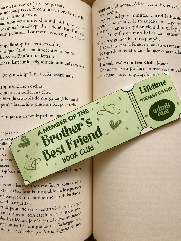 Green bookmark