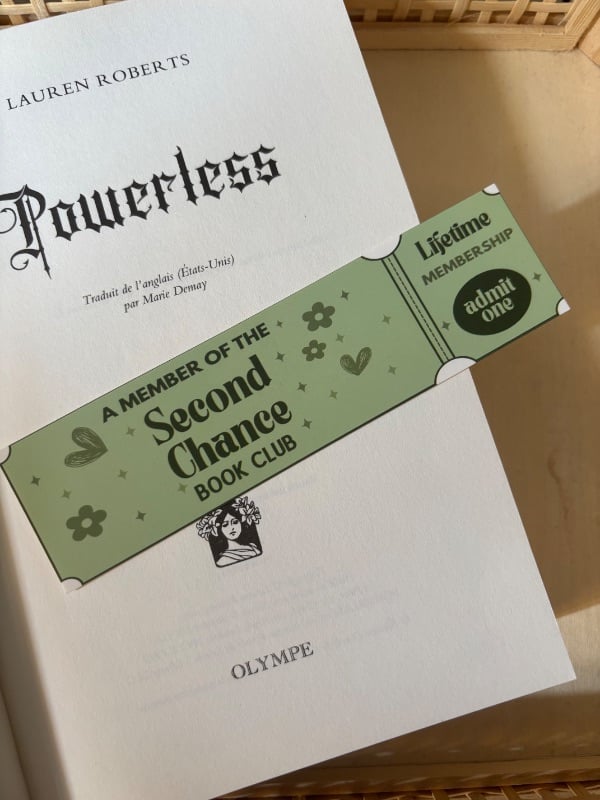 Book Mark : second chance