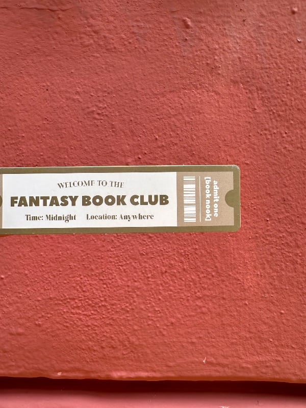 Marque page : fantasy book club