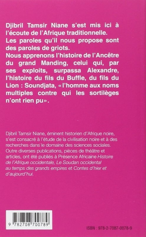 Soundjata ou l'épopée mandingue - D.T. Niane