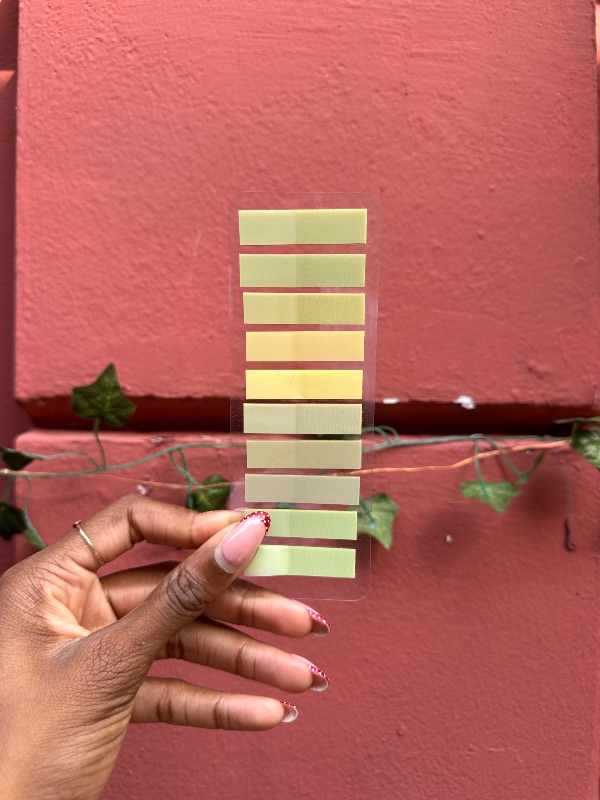 Post-it d'annotation vert clair