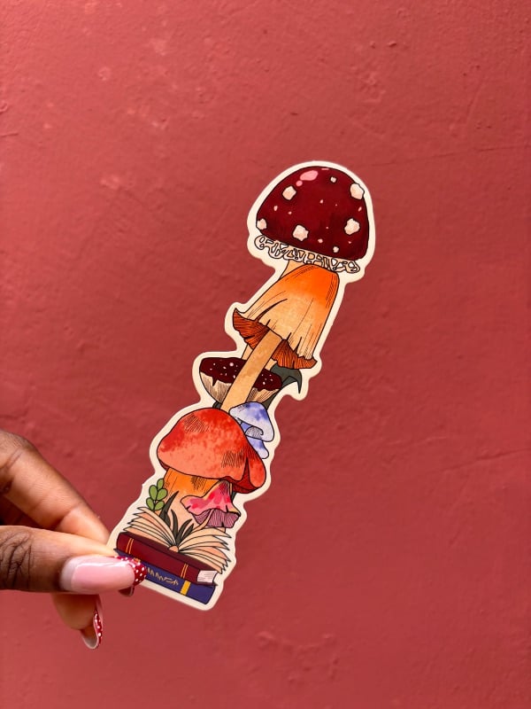 Marque page : champignon