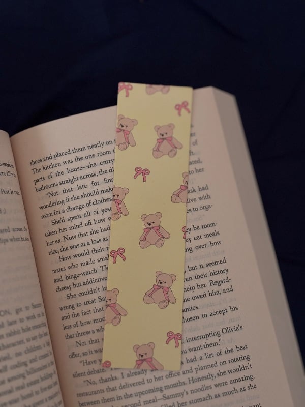 Marque page nounours