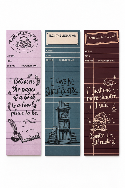 Lot de 3 marque-pages : reading escape