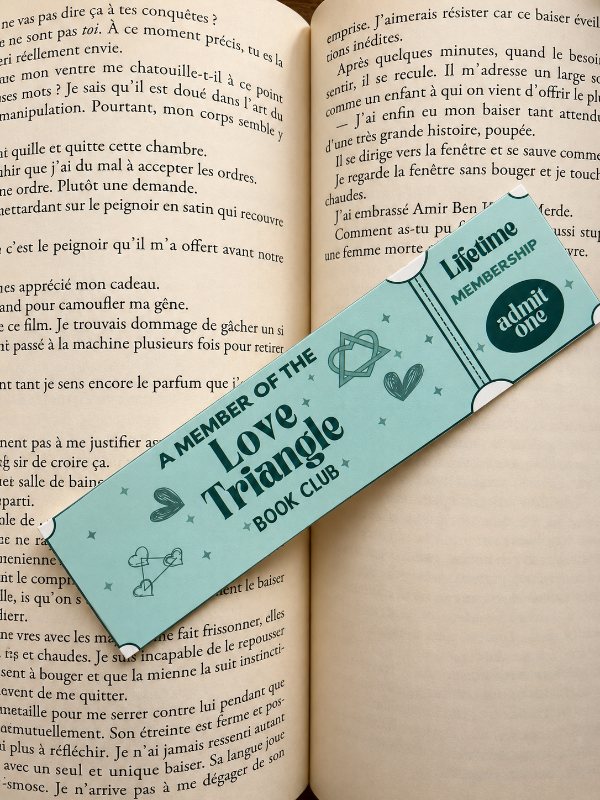 Marque page : Love triangle