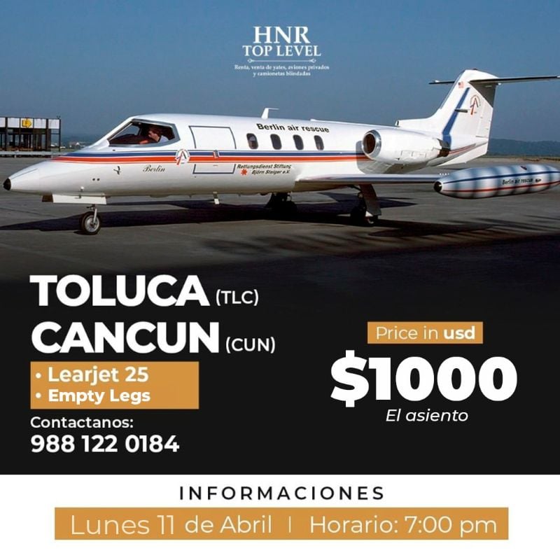 Learjet 25 (Asiento)
