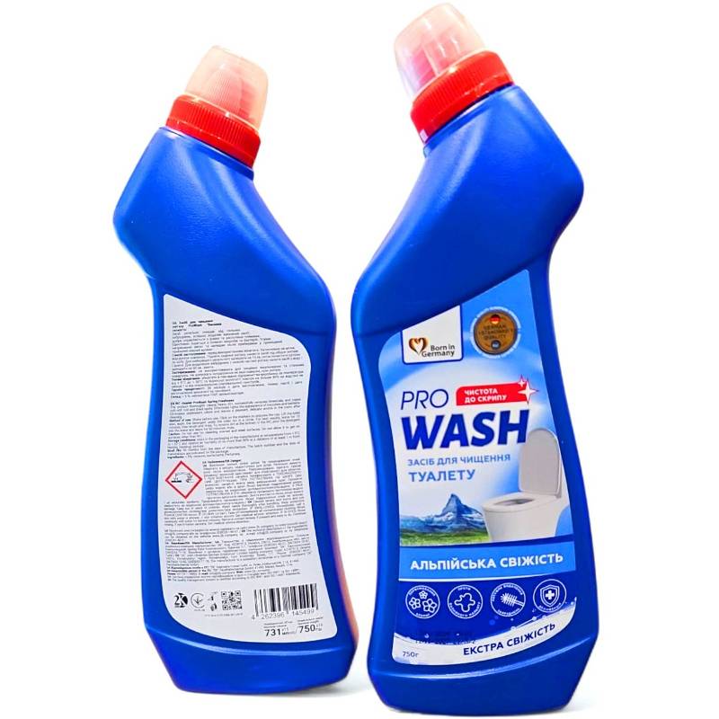 Засіб очищувач туалету Pro Wash Альпійська свіжість 750г
