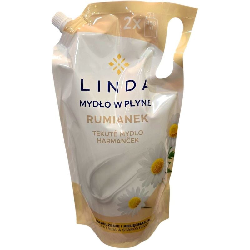 Мило рідке кремове Linda 1л Ромашка