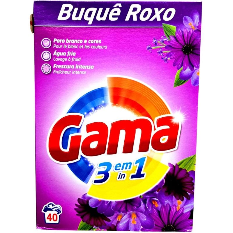 Порошок Gama 2,2кг Фіолетовий букет Універсальний