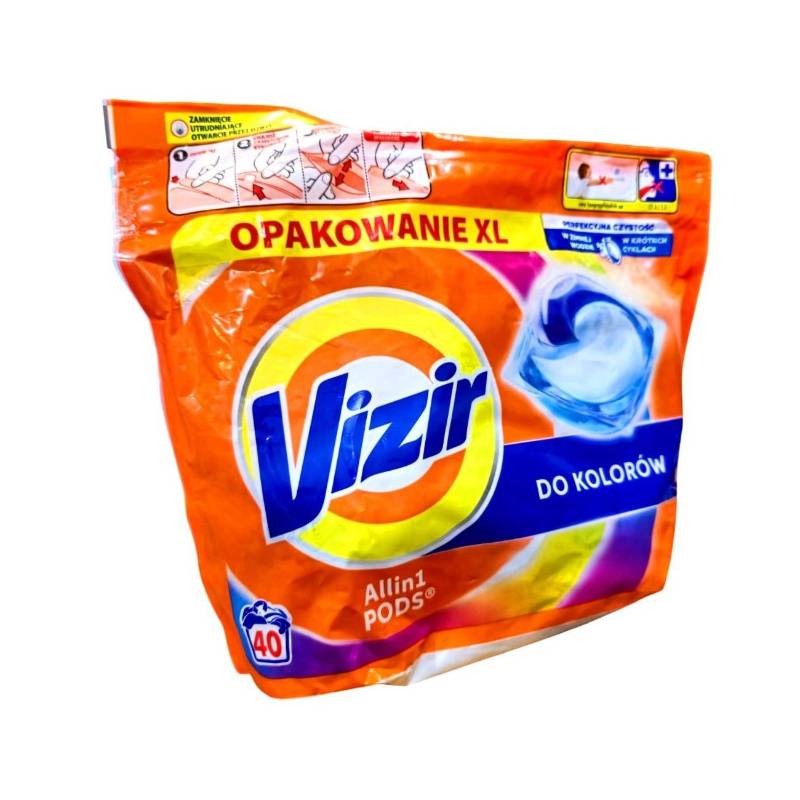 Капсули для прання Vizir (40шт/уп)