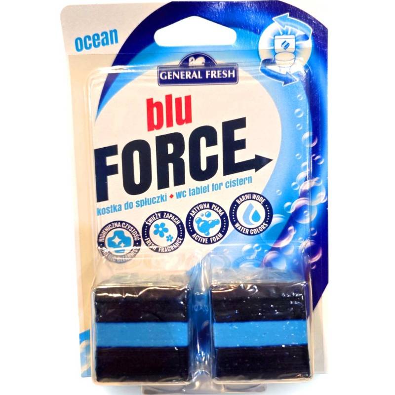 Таблетки в бачок унітазу General Fresh Blu Force Океан (2шт/уп) 100г