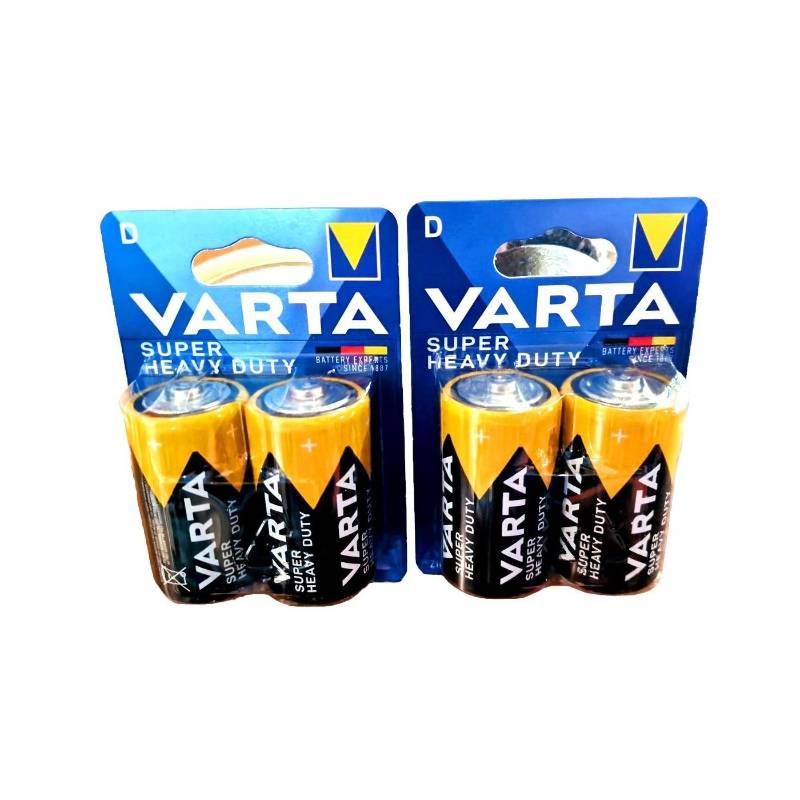 Батарейка бочка Varta D/R20 1.5V сольова (24шт/уп)