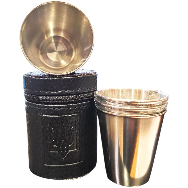 Набір металевих чарок у чохлі М-131