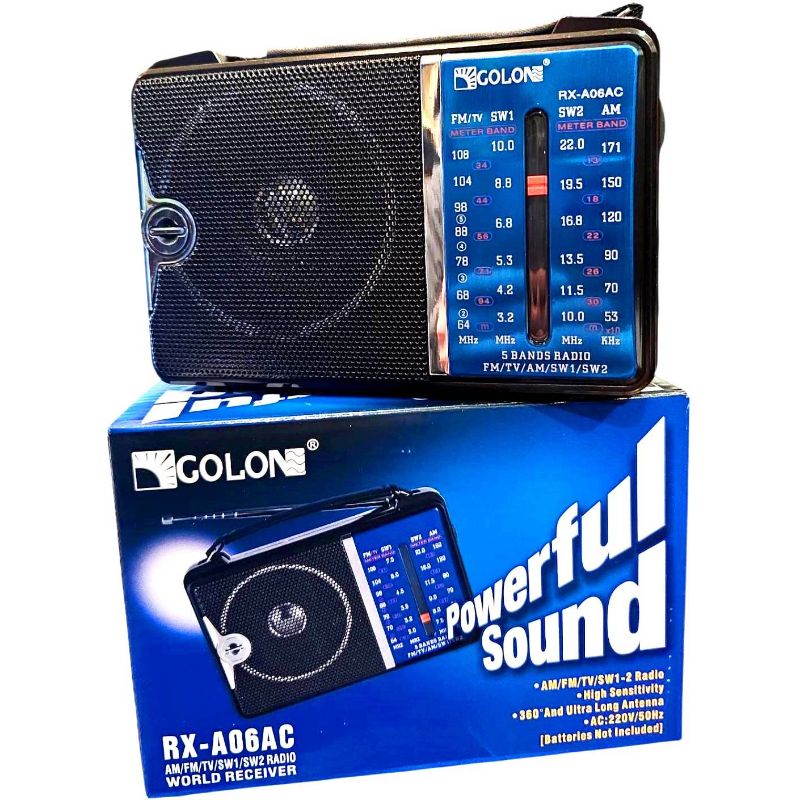 Радіоприймач портативний всехвильовий Golon RX-A06АС