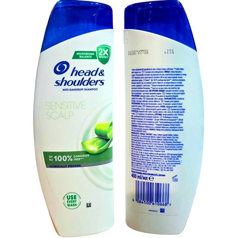 Шампунь для волосся Head & Shoulders 400мл Оригінал