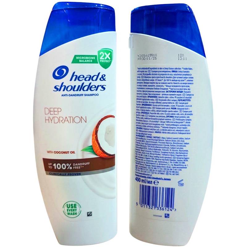 Шампунь для волосся Head & Shoulders 400мл Оригінал