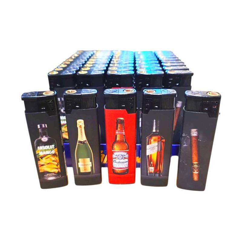 Запальничка турбо KKK Drink #916 п'єзо (50шт/уп)