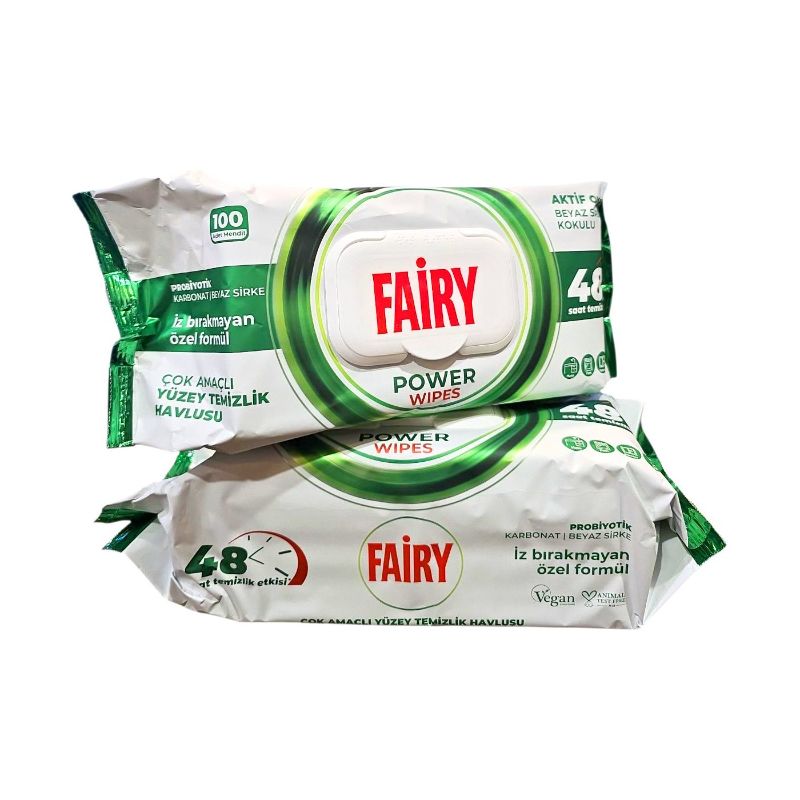 Ганчірка серветка волога для прибирання Fairy Біле мило (100шт/уп)