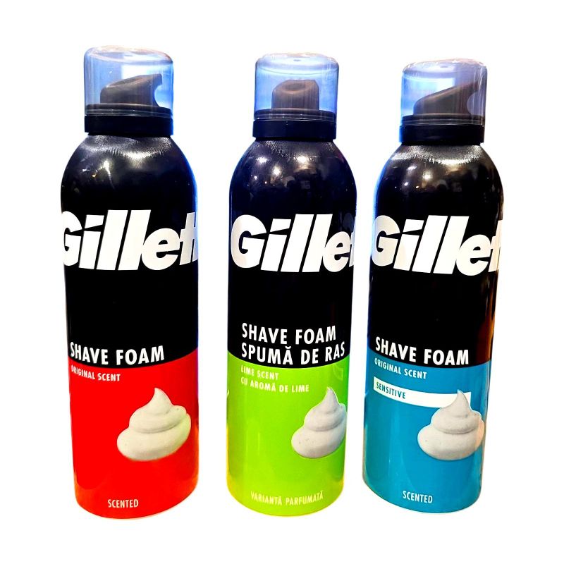 Піна для гоління Gillette 200мл асортимент