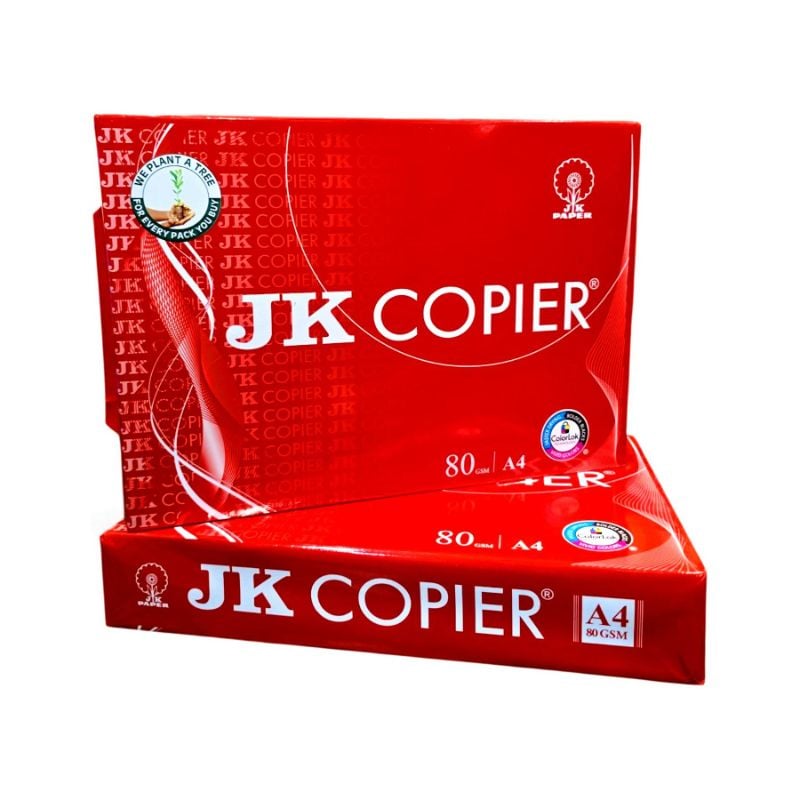 Папір офісний JK Copier A4 80 г/м² 500 аркушів Білий