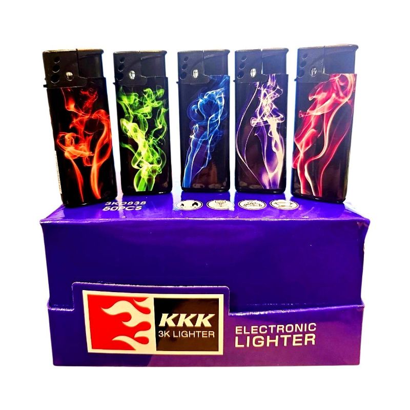 Запальничка турбо KKK #178 Smoke п'єзо (50шт/уп)