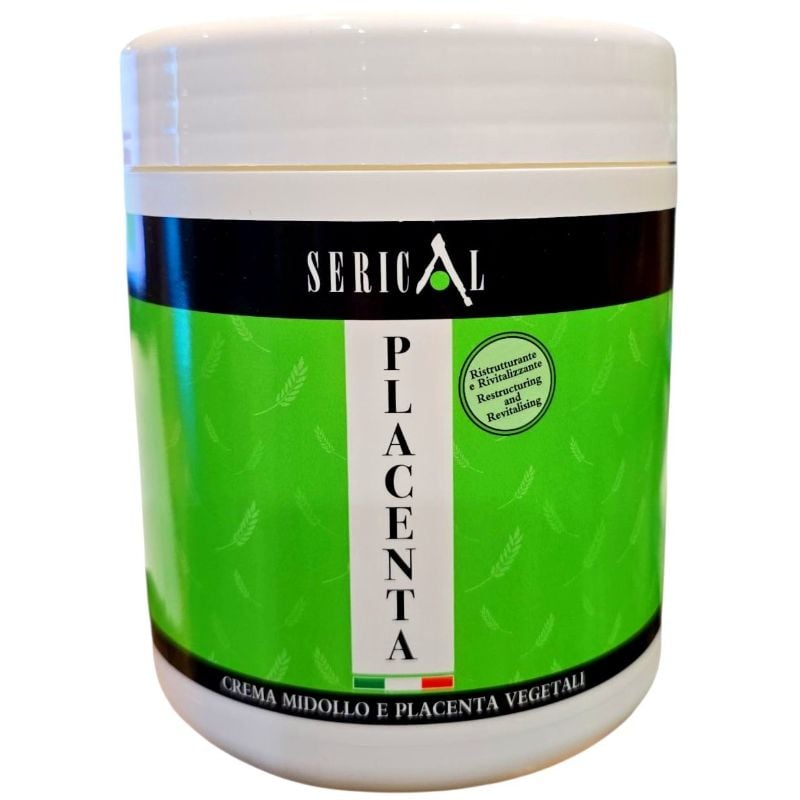 Маска для волосся Serical Crema Midollo & Placenta з витяжкою бамбука і плаценти пшениці 1л