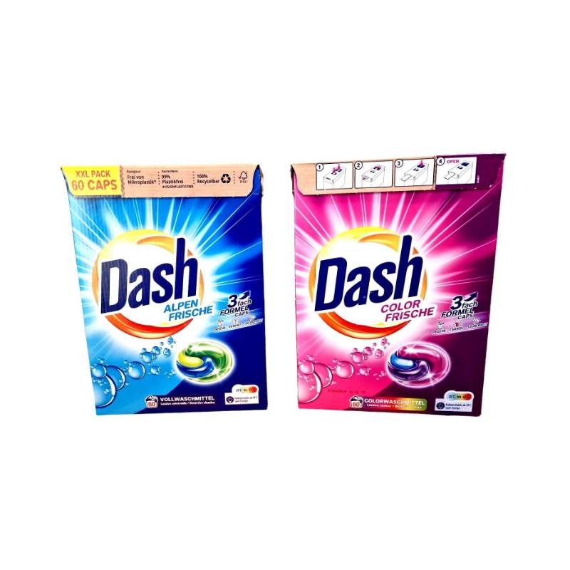 Капсули для прання Dash (60шт/уп) Три компоненти
