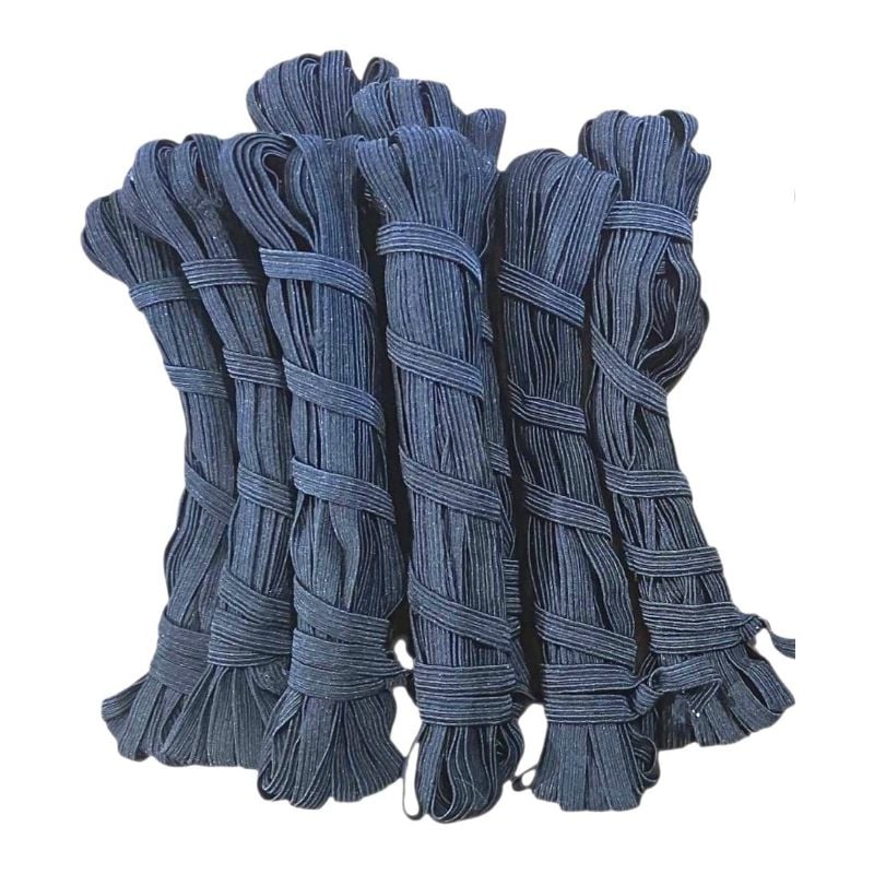 Гумка стрейчева (1см/8м) чорна еластична