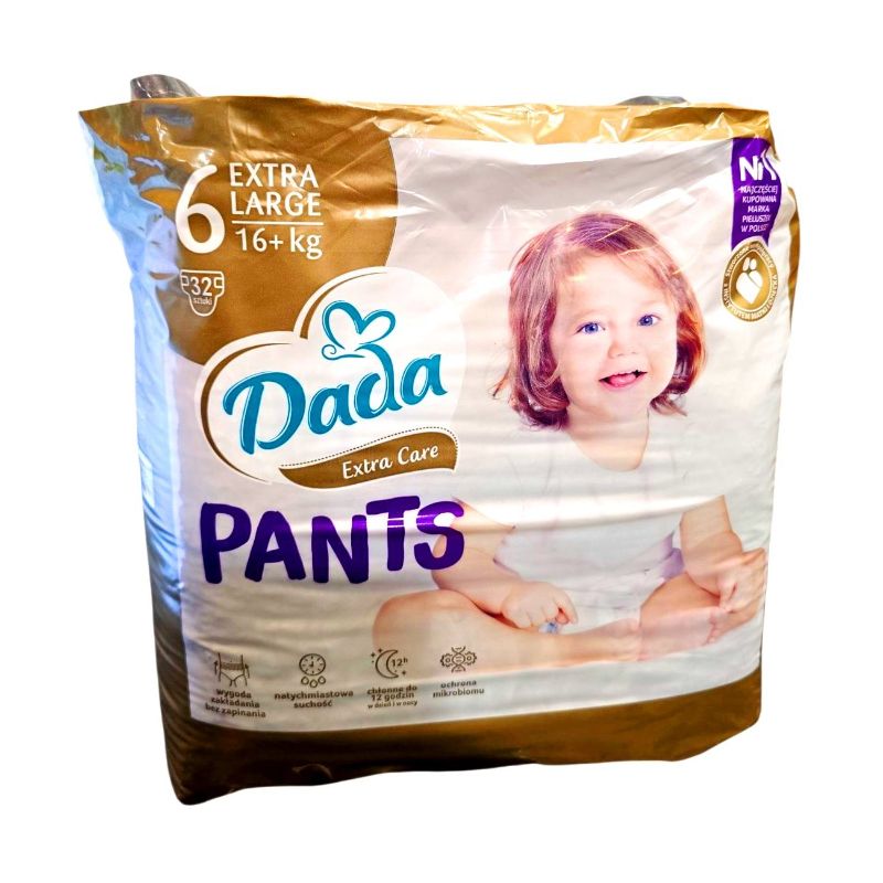 Підгузники трусики Дада #6 Dada золото 16кг (32шт/уп)