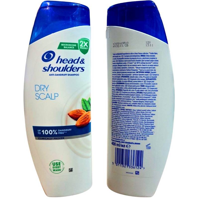 Шампунь для волосся Head & Shoulders 400мл Оригінал