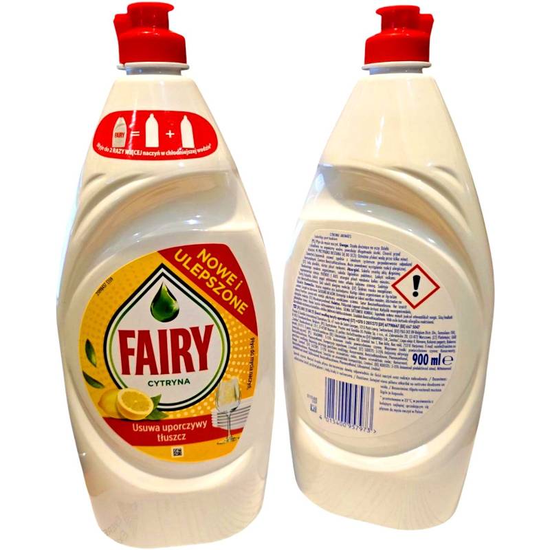 Плин для миття посуду Fairy 900мл Лимон