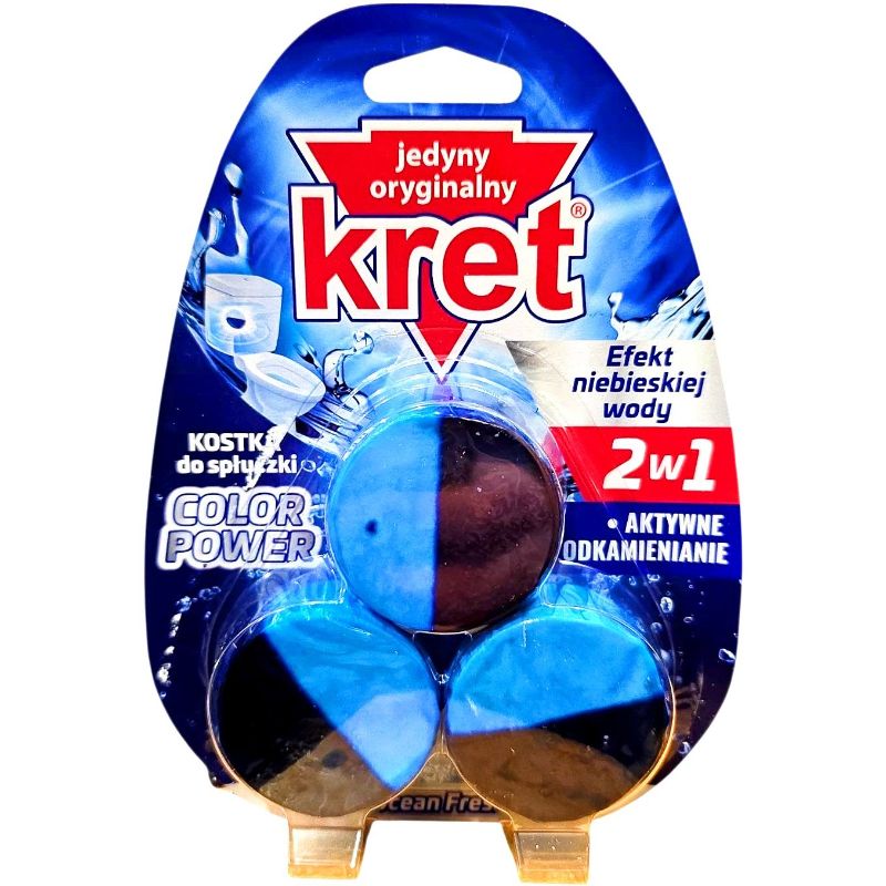 Таблетки в бачок унітазу Kret Ocean Fresh (3шт/уп) 150г