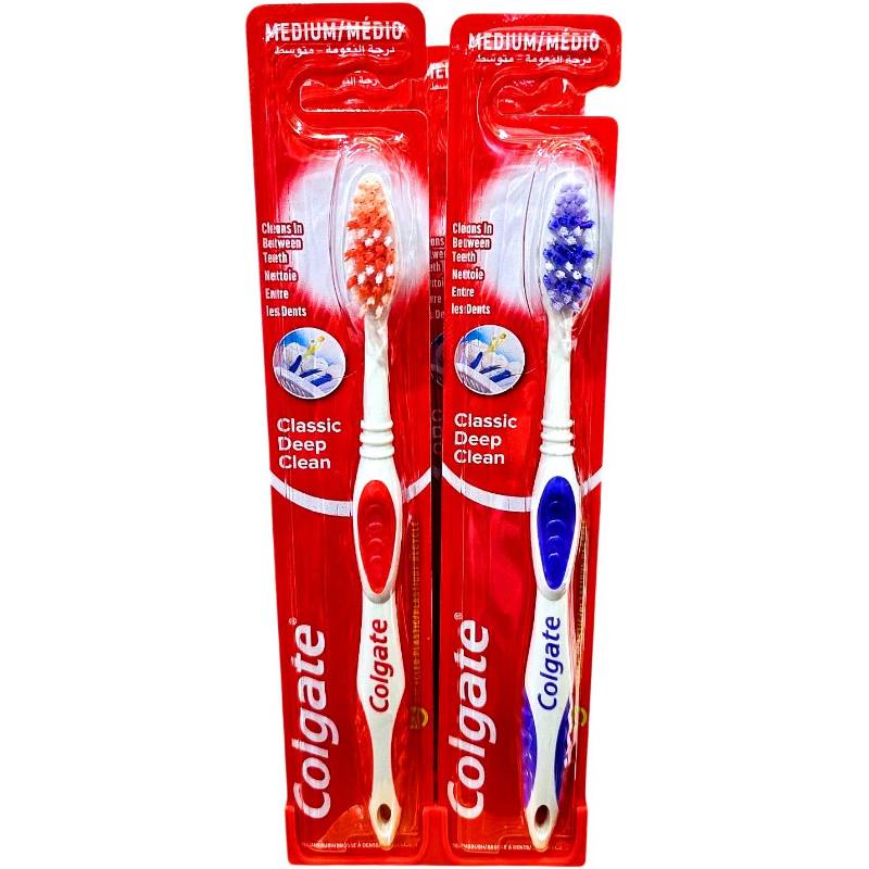 Зубна щітка середня Colgate Classic Deep Clean Medium