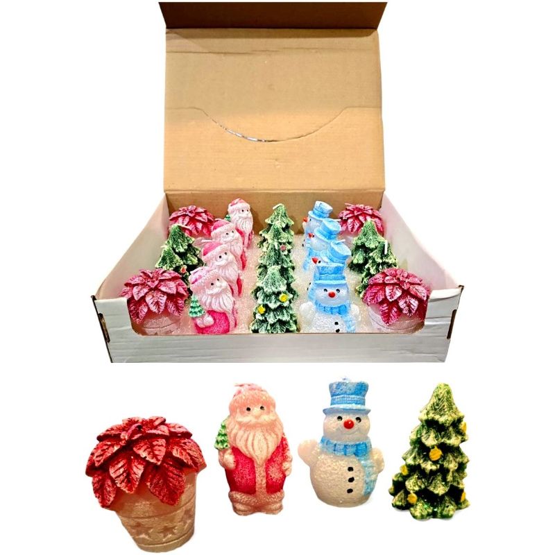 Свічка Новорічна святкова набір (20шт/уп)