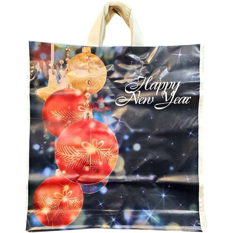 Пакет подарунковий Новорічний #3 (38х41)см