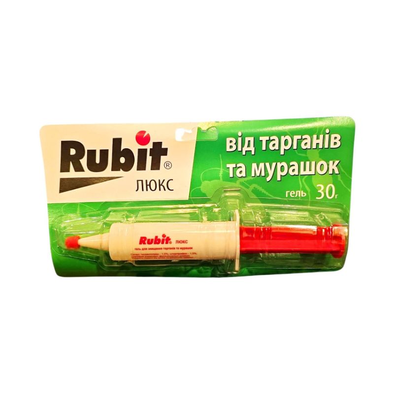 Гель-шприц від тарганів та мурах Рубіт 30г