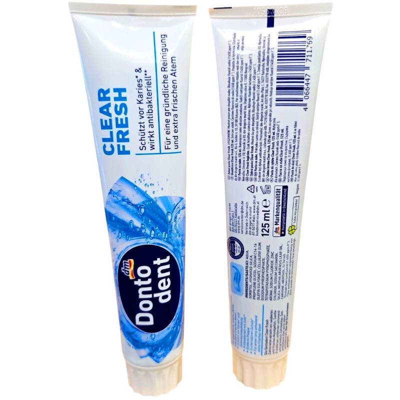 Зубна паста Donto Dent Clear Fresh 125мл