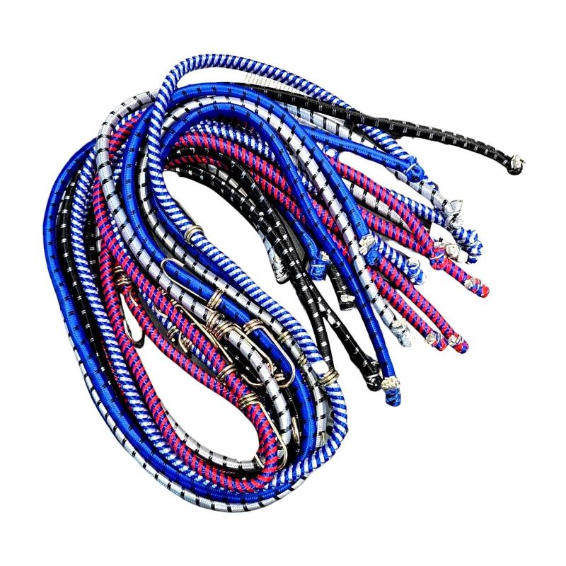 Джгут гумовий в обплетенні 1,5м з гачками багажний