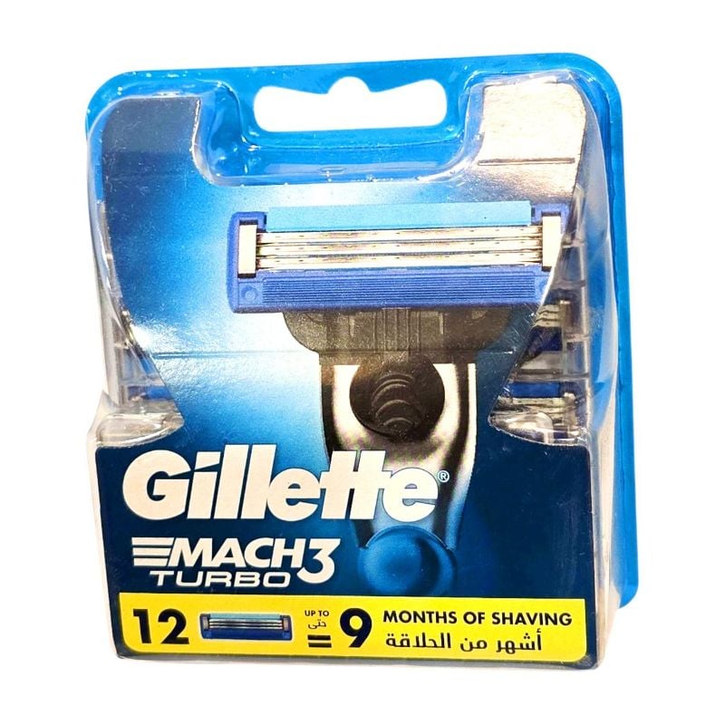 Змінні касети для гоління Gillette Mach 3 Turbo (12шт/уп)