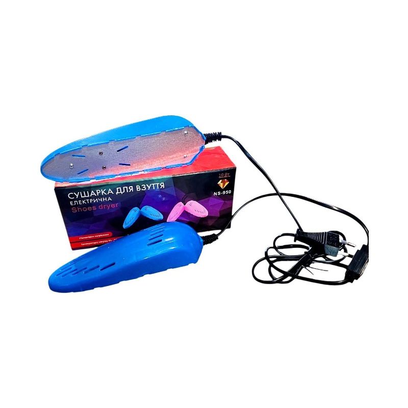 Сушарка побутова # NS-950 універсальна для взуття 10Вт (16,5х4,8х3,2)см